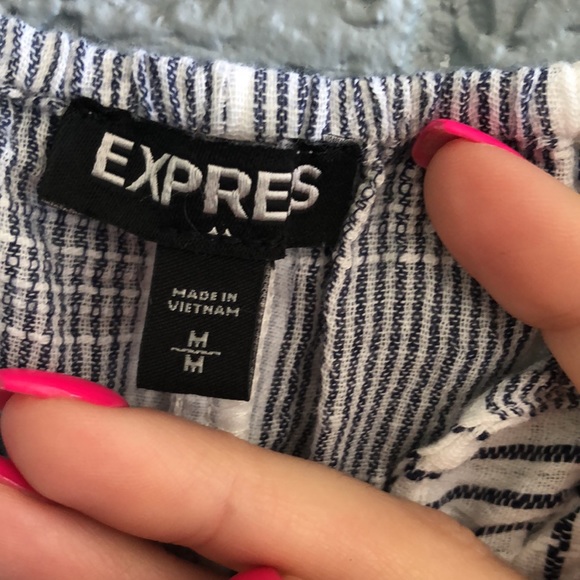*2 FOR $20~Express Striped Ruffle Dress - Picture 7 of 9